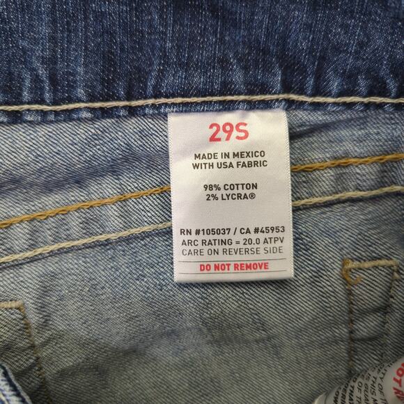 Ariat FR Work Cat2 Mid-rise Boot Cut Jeans Womens 29S 10016176 Flame Resistant - Picture 8 of 9